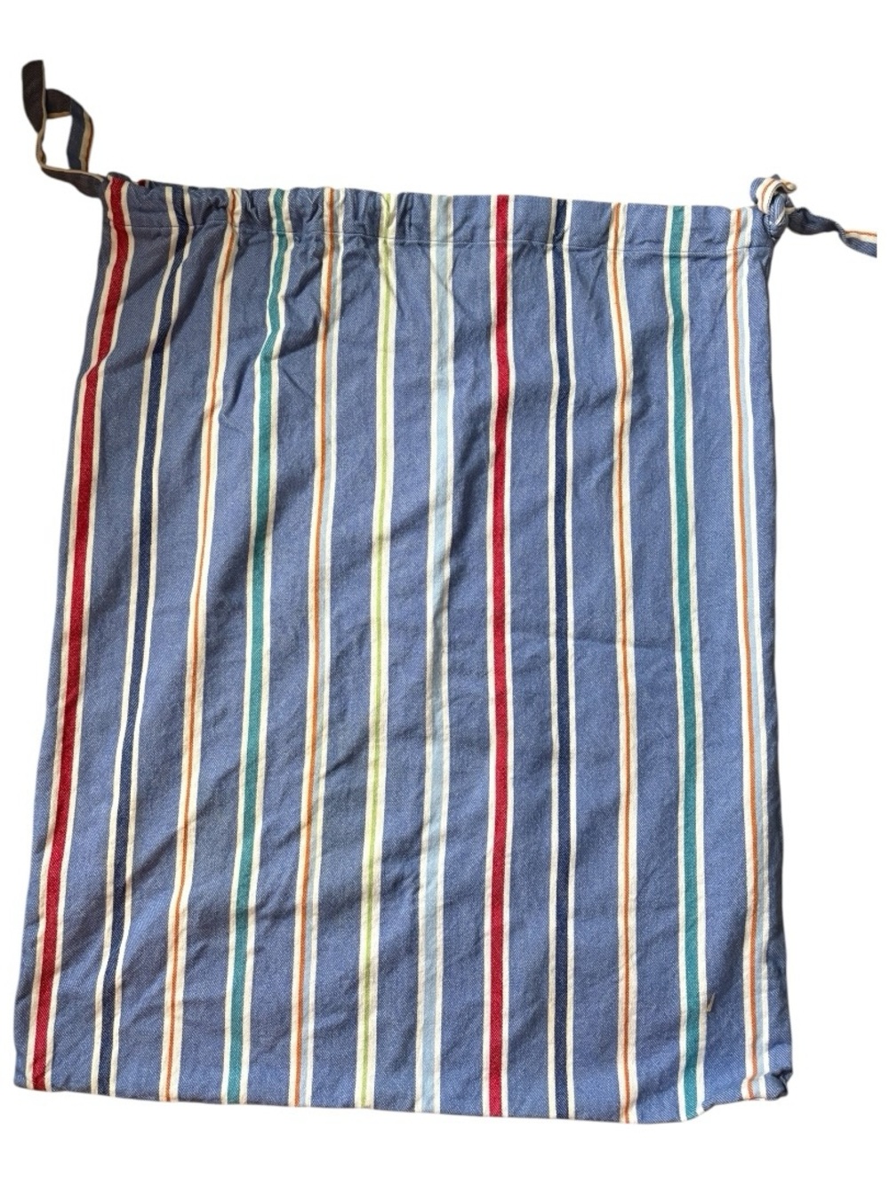 Pottery Barn Kids Kelsey Striped Laundry Hamper Liner Blue Multicolor